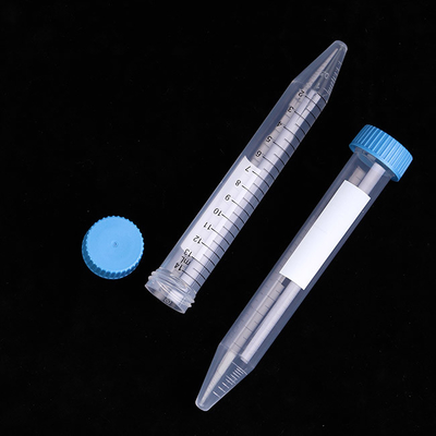 পরিষ্কার 15ml কনিক্যাল সেন্ট্রিফিউজ টিউব পলিপ্রোপিলিন মেডিকেল গ্রেড
