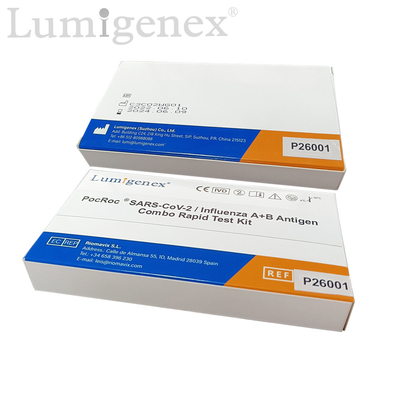 SARS-CoV-2 / Flu A Flu B Rapid Test Kit Colloidal Gold CE সার্টিফিকেট TGA রেজিস্টার