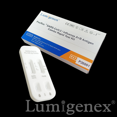 SARS-CoV-2 / Flu A Flu B Rapid Test Kit Colloidal Gold CE সার্টিফিকেট TGA রেজিস্টার