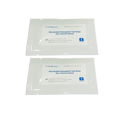 CE / ISO13485 সার্টিফাইড HbA1C র‍্যাপিড টেস্ট স্ট্রিপ 24 মাসের শেল্ফ লাইফ সহ