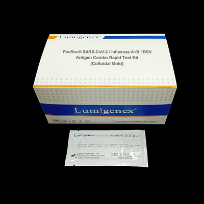 SARS-CoV-2 / ইনফ্লুয়েঞ্জা A+B / RSV অ্যান্টিজেন কম্বো র‌্যাপিড টেস্ট কিট কলয়েডাল গোল্ড