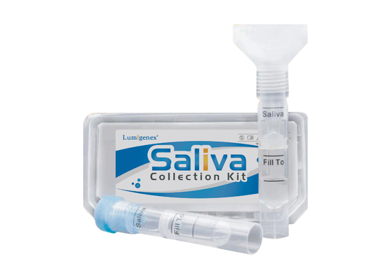 OEM PCR ভোগ্য 2mL লালা সংগ্রহ কিট নিষ্পত্তিযোগ্য নিরাপদ সুবিধাজনক