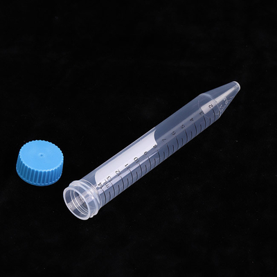 পরিষ্কার 15ml কনিক্যাল সেন্ট্রিফিউজ টিউব পলিপ্রোপিলিন মেডিকেল গ্রেড