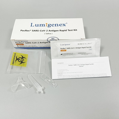 উচ্চ নির্ভুলতা Covid-19 Antigen Rapid Test Kit Saliva 95.56% সংবেদনশীলতা