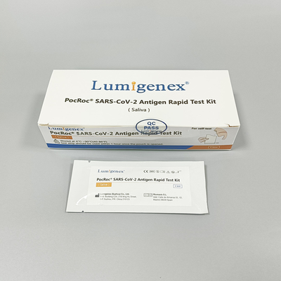 উচ্চ নির্ভুলতা Covid-19 Antigen Rapid Test Kit Saliva 95.56% সংবেদনশীলতা